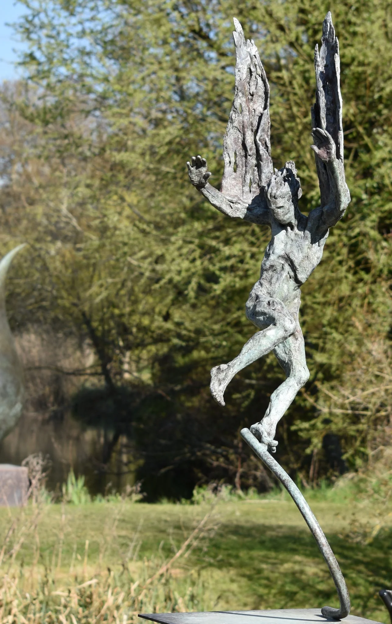 bronze figure south east