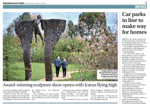 Icarus Rising Western Daily Press