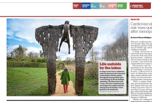 Icarus Rising monumental sculpture in bronze by Nicola Godden. Photo by Finnbarr Webster.
